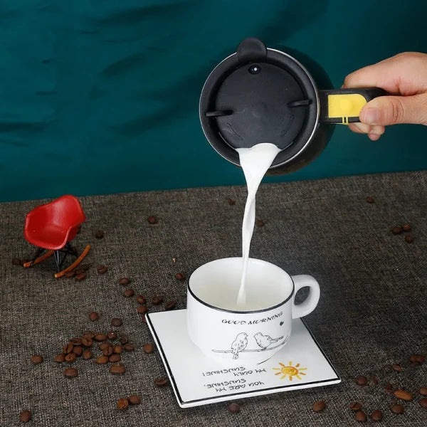 Auto Magnetic Mug 400ml Coffee Milk Mix Cups Stainless Steel (Random Color)
